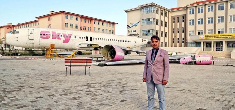 DECOMMISSIONED PLANE SERVES AS LIBRARY IN SOUTH TURKEY