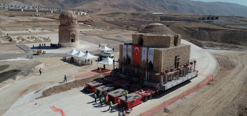800-YEAR-OLD BATHHOUSE MOVED FROM ANCIENT HASANKEYF IN SOUTHEASTERN TURKEY
