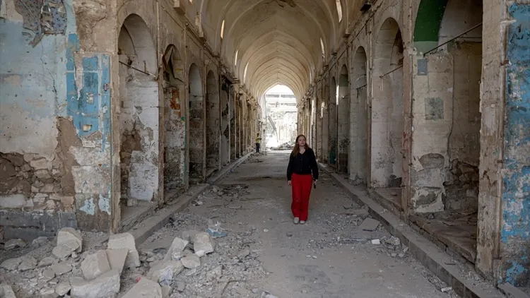 Historical structures in Syrias Deir ez-Zor province, bearing the scars of war