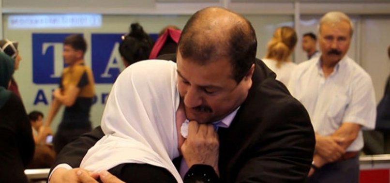 PALESTINIAN MOTHER AND SON REUNITED IN ISTANBUL
