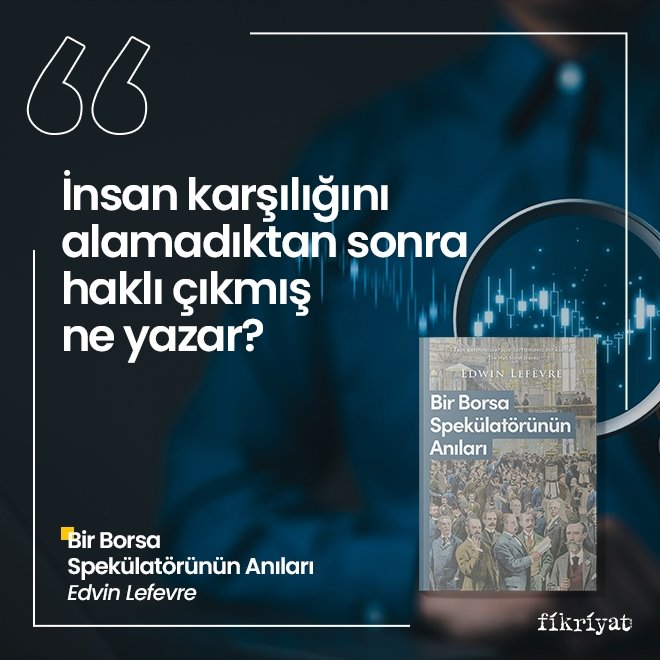Finans dünyasının en ikonik eserlerinden biri: Bir Borsa Spekülatörünün Anıları