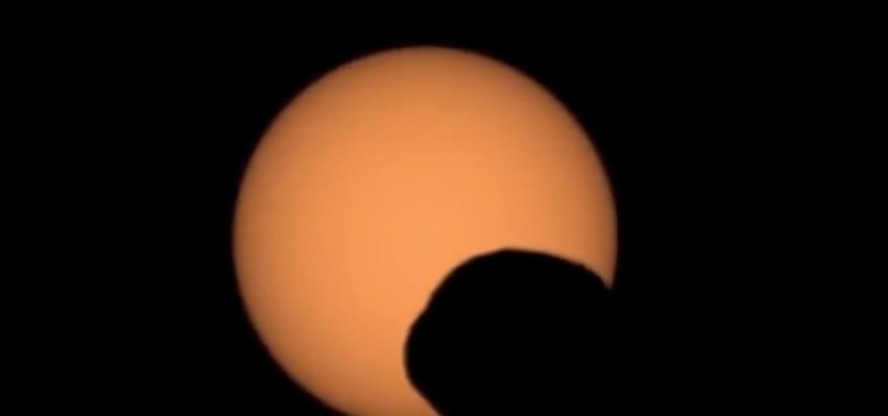 NASAS PERSEVERANCE ROVER CAPTURES STUNNING SOLAR ECLIPSE ON MARS