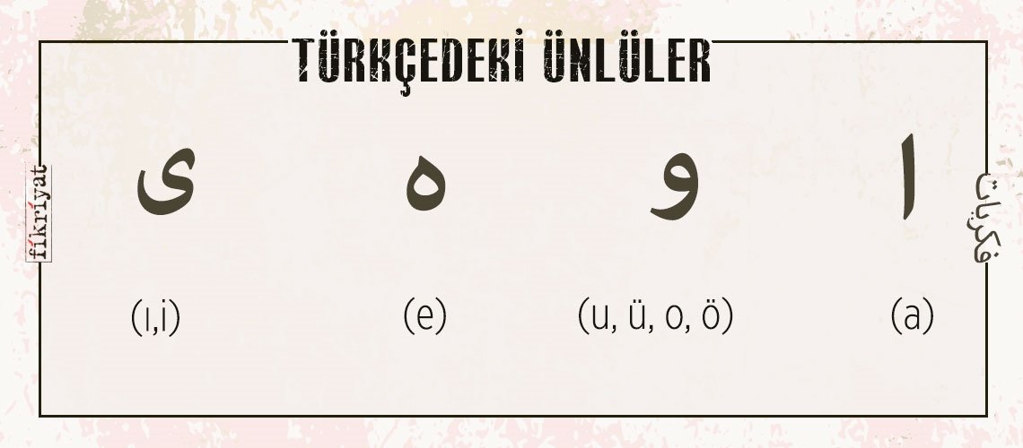 TÜRKÇEDEKİ ÜNLÜLER