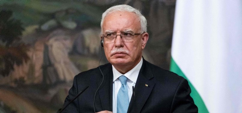 PALESTINIAN FM ACCUSES ISRAEL OF COMMITTING WAR CRIMES AS URGING PRESSURE AT UNSC