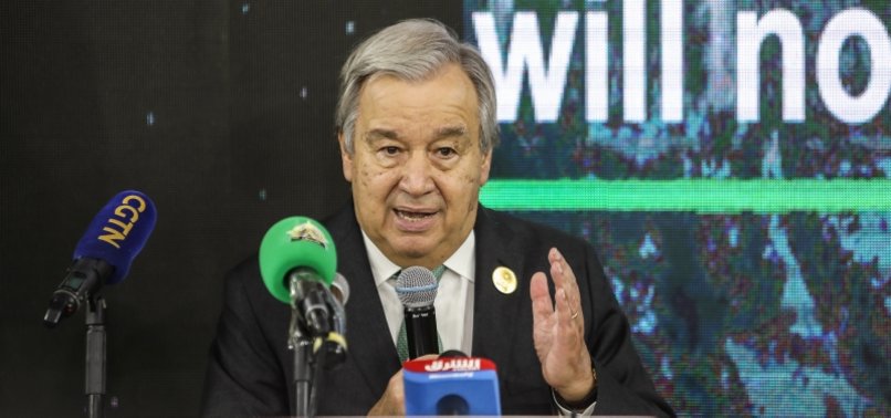 WORLD RISKS COLLECTIVE SUICIDE, UN CHIEF WARNS CLIMATE SUMMIT
