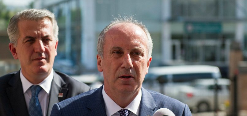 MAIN OPPOSITION CHP NAMES MUHARREM İNCE AS PRESIDENTIAL CANDIDATE IN EARLY ELECTIONS ON JUNE 24