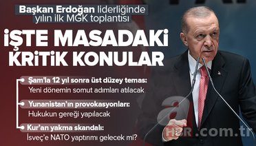 Başkan Erdoğan liderliğinde yılın ilk MGK toplantısı!