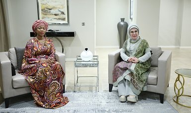 Türkiye's first lady discusses cancer collaboration with Sierra Leone counterpart