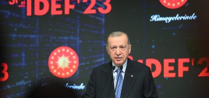 President Erdoğan addresses attendees at IDEF 2023 closing ceremony