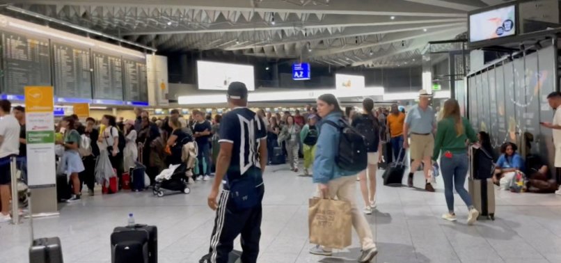 FLOODING CAUSES CHAOS AT GERMANY’S FRANKFURT AIRPORT
