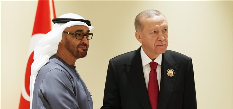TURKISH PRESIDENT SPEAKS WITH UAE COUNTERPART OVER PHONE