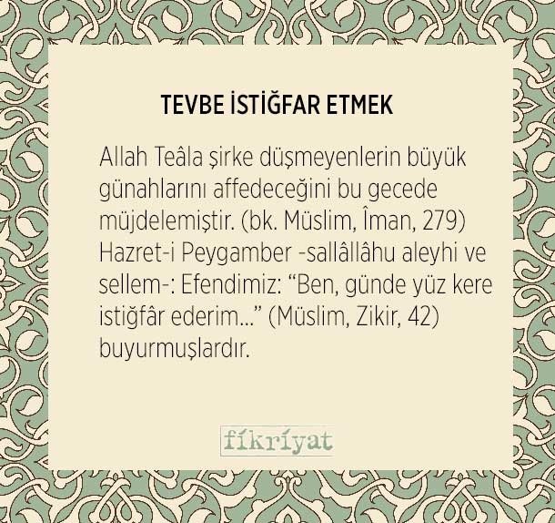 TEVBE İSTİĞFAR ETMEK