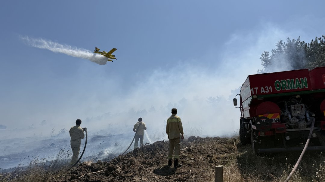 ÇANAKKALE’DE ORMAN YANGINI