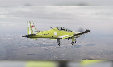 Türkiye's HÜRKUŞ 2 aircraft successfully completes first flight