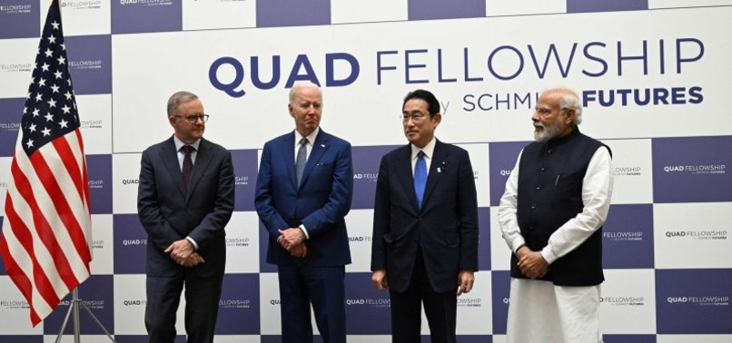 QUAD OPPOSES CHANGE BY FORCE WITH EYES ON CHINA