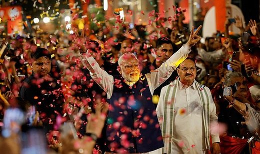 Modi declares victory for his party in Indian general election