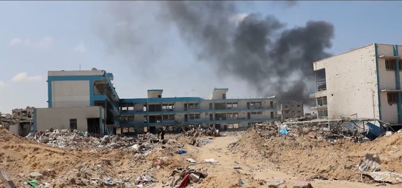 ISRAEL BOMBS UN SCHOOL IN CENTRAL GAZA TWICE IN 24 HOURS