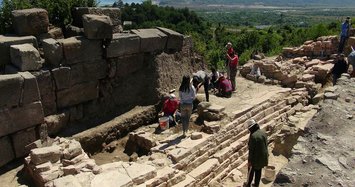 Excavations resume in Tieion ancient city in Turkey's Black Sea region