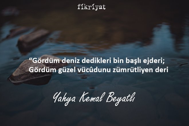 Türk şiirinde su imgesi