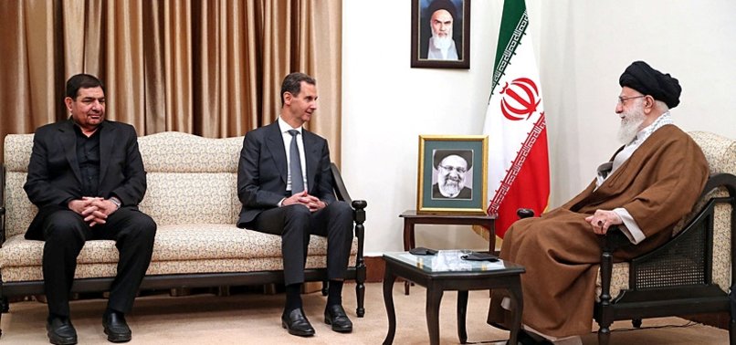 BASHAR AL-ASSAD, IRANIAN SUPREME LEADER MEET IN TEHRAN