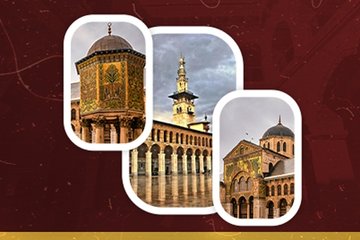 Özgün mimari ve süslemeleriyle Şam Emeviye Camii