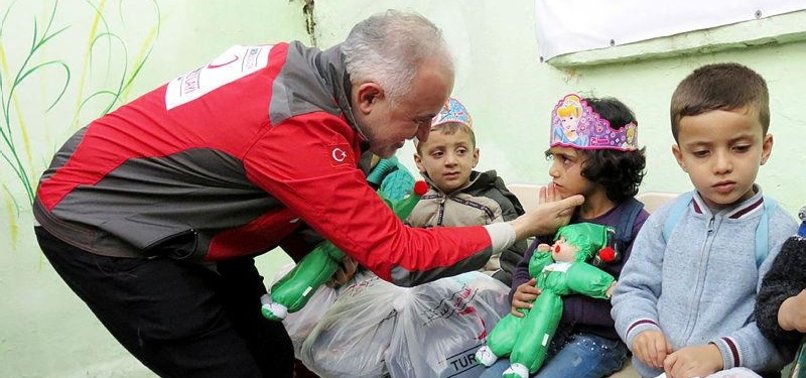 TURKISH RED CRESCENT CONTINUES HELPING WAR-TORN SYRIA