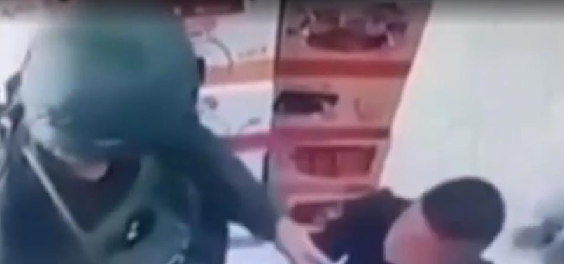 ISRAELI SOLDIERS ASSAULT PALESTINIAN CHILD OVER T-SHIRT EMBLAZONED WITH GUN