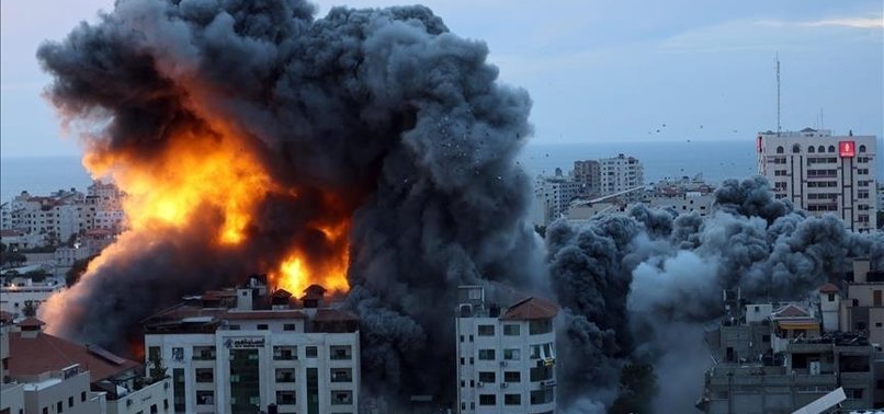 5 KILLED IN ISRAELI AIRSTRIKES IN GAZA CITY
