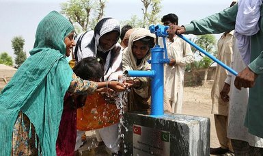 Turkish alumni drill dozens of water wells in Pakistan's northeastern province of Punjab