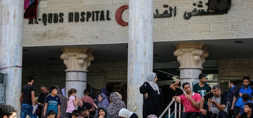 21 PEOPLE INJURED WHEN ISRAELI ATTACK HIT NEAR HOSPITAL IN GAZA CITY