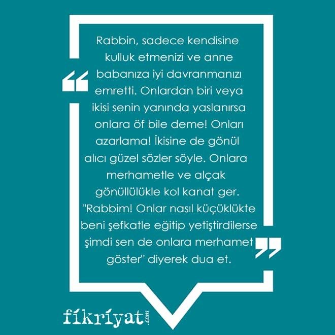 ANA BABAYA İYİ DAVRANMAK