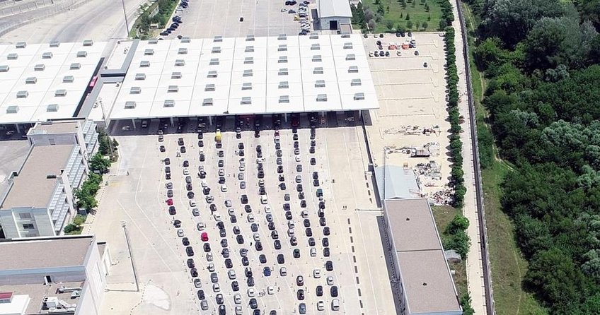 Kapıkule’de gurbetçi yoğunluğu