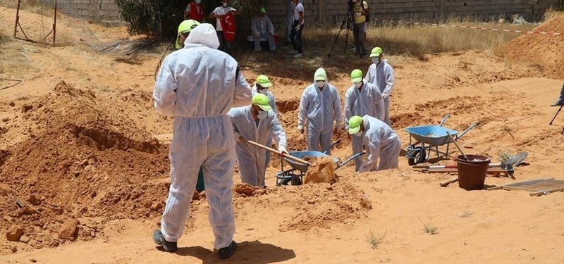 190 bodies found in mass graves in areas liberated from Haftar militias - Libyan army