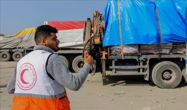 4,301 aid trucks enter Gaza between Oct. 21-Dec.16: Palestinian Red Crescent