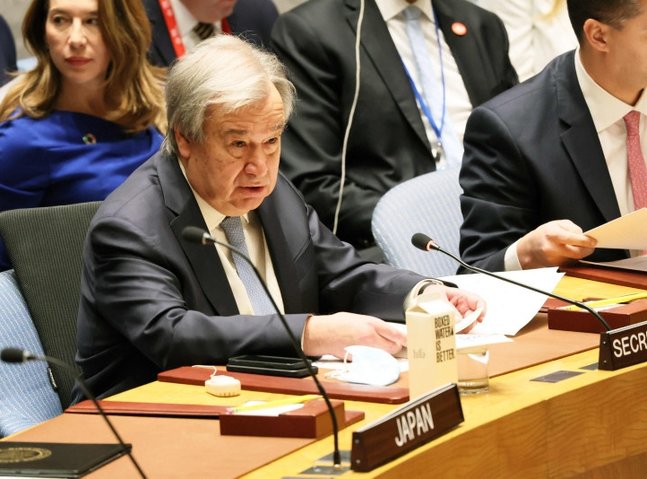 UN chief Guterres says life is hell for the people of Ukraine