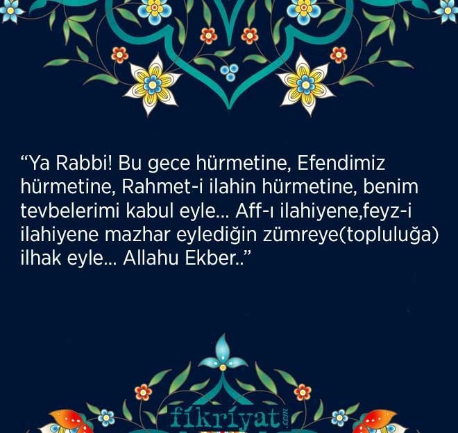 KADİR GECESİ NAMAZI NASIL NİYET EDİLİR?