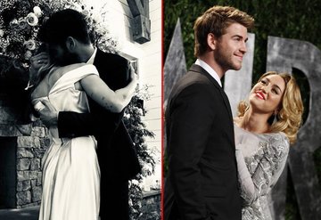 Miley Cyrus ve Liam Hemsworth sade bir törenle evlendi