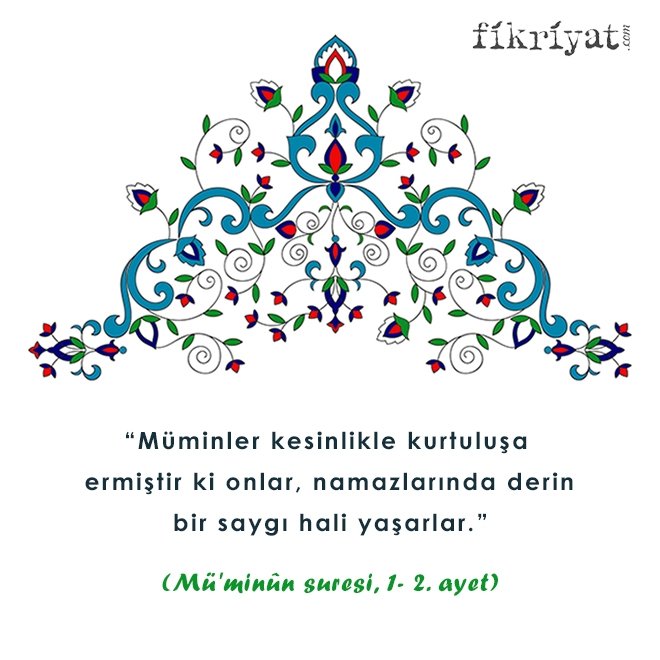 Namazlarını huşu içerisinde kılarlar