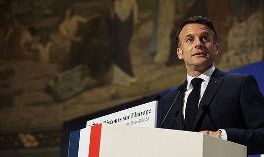 Europe is ’mortal,’ says French president, calls for stronger unity