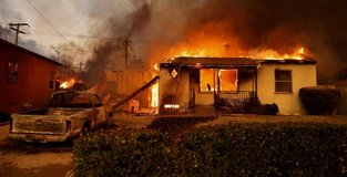 The wildfires in California