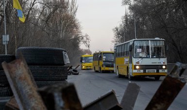 Ukraine says 5,208 people were evacuated from cities on Saturday