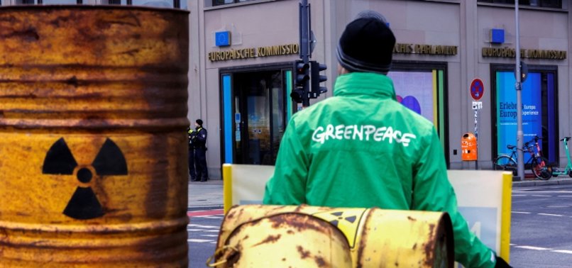 GREENPEACE TAKES LEGAL ACTION OVER EUS GREEN LABEL FOR GAS AND NUCLEAR