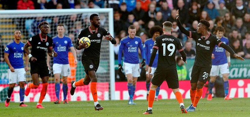 RUDIGER DOUBLE RESCUES DRAW FOR CHELSEA AT LEICESTER