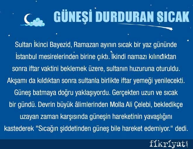GÜNEŞİ DURDURAN SICAK