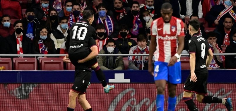 ATLETICO SUFFER SHOCK LOSS TO LOWLY LEVANTE