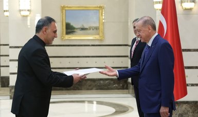 New ambassadors present credentials to Turkish president