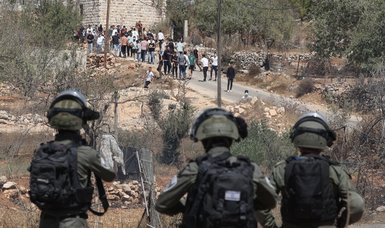Israeli forces fire tear gas on Palestinian school in West Bank