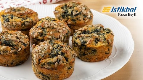 Ispanaklı Muffin