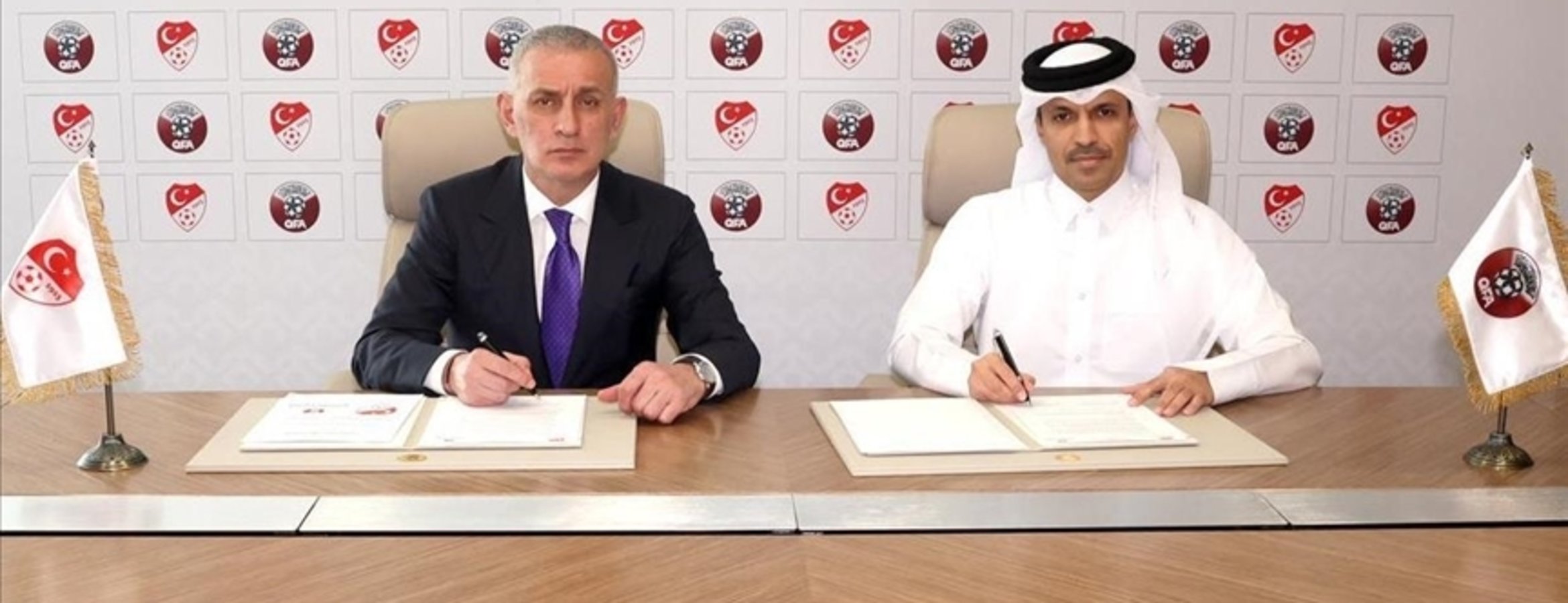 TFF, Katar Futbol Federasyonu ile iş birliği anlaşması imzaladı