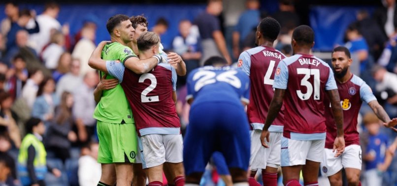 ASTON VILLA WIN 1-0 AT 10-MAN CHELSEA
